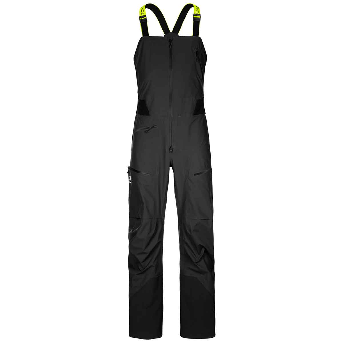 Ortovox 3L Deep Shell Bib Pant Men's in Black Raven